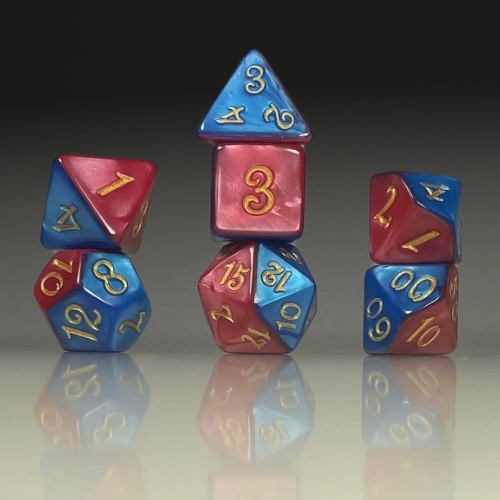 RPG Dice Set – Crimson Sovereign