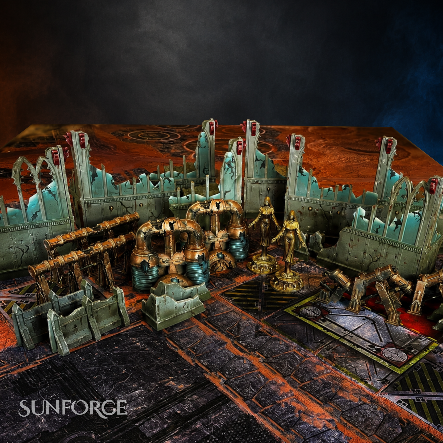 Terrain Set: Gothic City Ruins
