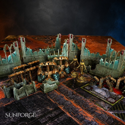 Terrain Set: Gothic City Ruins