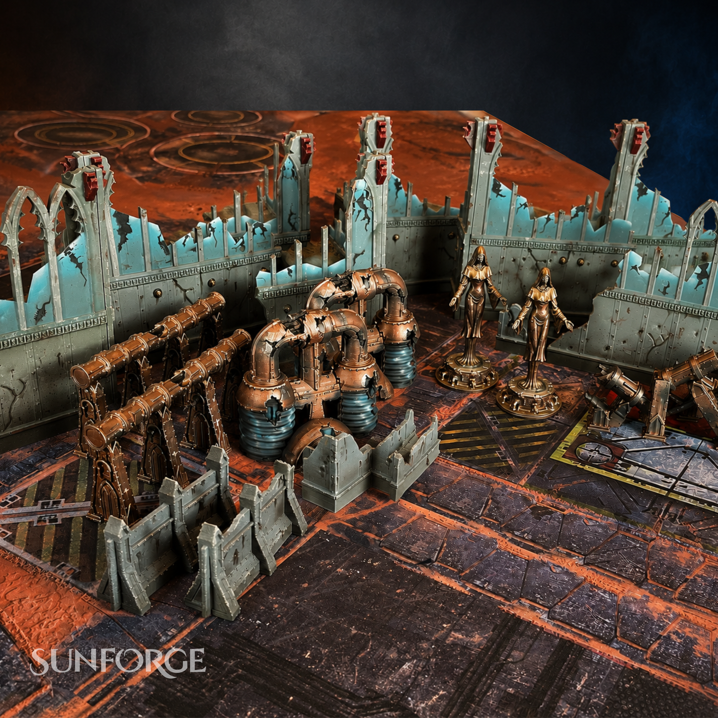 Terrain Set: Gothic City Ruins