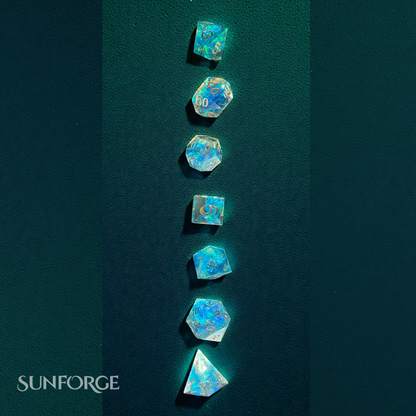 RPG Dice Set – Tidal Aurora