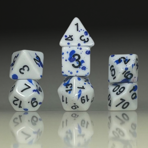 RPG Dice Set – Sapphire Frost