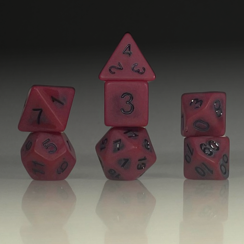 RPG Dice Set – Bloodstone Veil