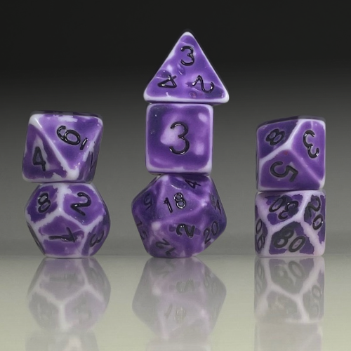 RPG Dice Set – Orchid Veil