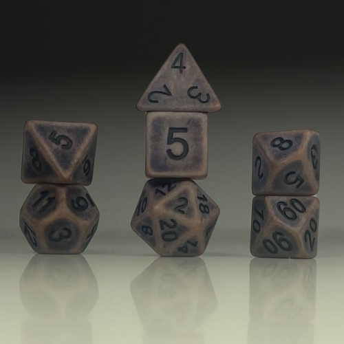 RPG Dice Set – Iron Reliquary