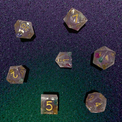 RPG Dice Set – Botanical Radiance