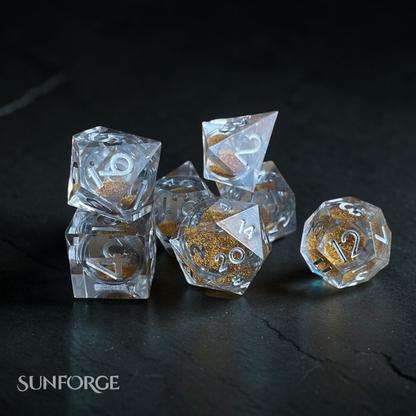 RPG Dice Set – Crystal Embers