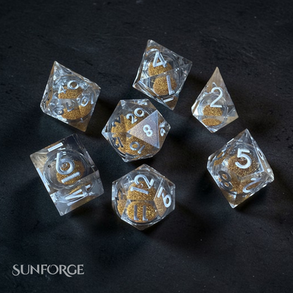 RPG Dice Set – Crystal Embers